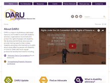 Tablet Screenshot of daru.org.au